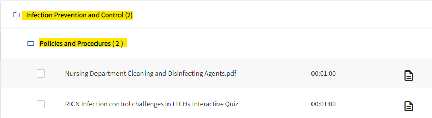 Displayed and highlighted is Category and subcategories. 
